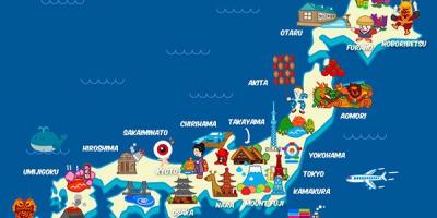 خريطة السفر من اليابان